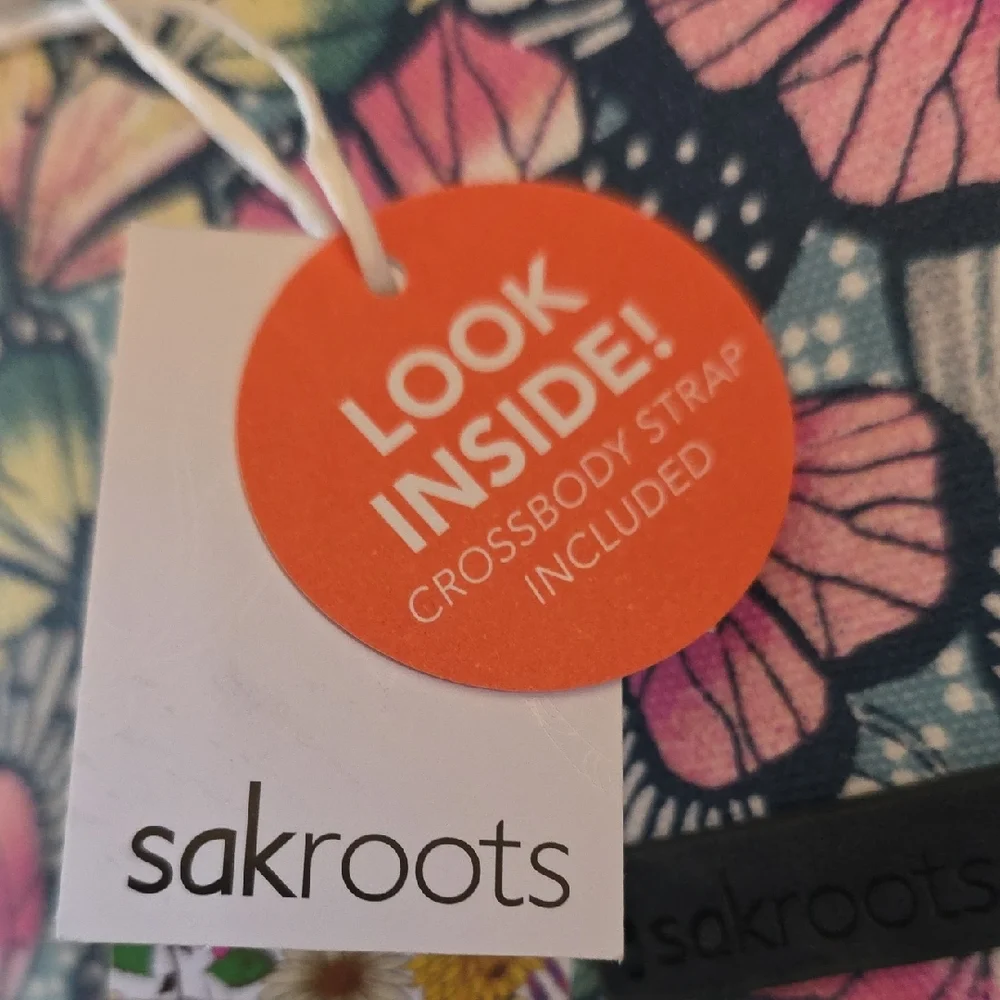 NWT Sakroots Smartphone Wristlet Crossbody - Picture 9 of 10